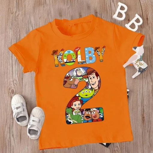 Personalized Toy Story Birthday Boy Shirt Woody Buzz For Kids