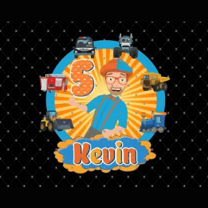 Blippi's Happy Birthday Adventure for Kevin, the 5-Year-Old Boy: Digital Party Files