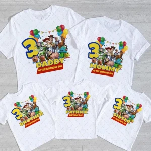 Personalized Toy Story Birthday Shirt Custom Name 3rd Birthday Boy