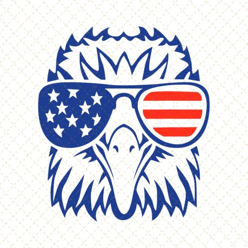 Proud American: Patriotic Eagle PNG for 4th of July