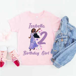 Personalized Isabella Encanto Birthday Shirt For Her 2nd Birthday
