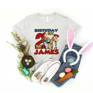 Personalized Toy Story Birthday Shirt ,Buzz Lightyear For 2nd Birthday