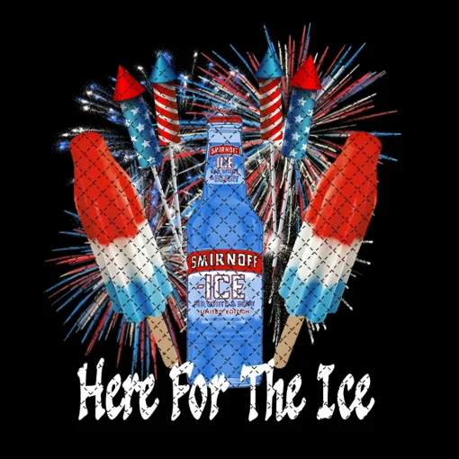 Sparkling Fireworks Spectacular: 4th of July Ice Blast PNG/JPEG Sublimation Transfer