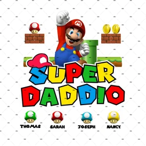 Super Mario Family PNG Digital File
