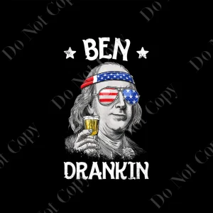 Ben Drankin 4th of July PNG