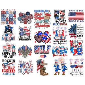 Digital Download PNGs for Your 4th of July Party