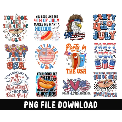 4th of July Patriotic Sublimation Bundle