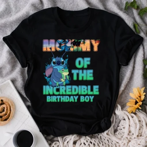 Personalized Lilo and Stitch Birthday Shirt Disney Family Edition for Stitch Fans