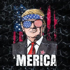 Trump Merica 4th Of July 2020 America Flag USA Png