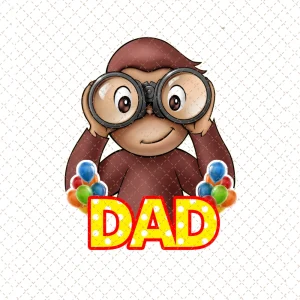 Curious George Dad's Birthday Digital Files