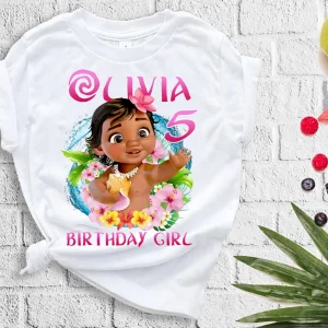 Personalized Moana Birthday Shirt Unisex Family Shirt