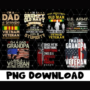 Bundle Design PNG and EPS Veteran Usa Military Printing Sublimation