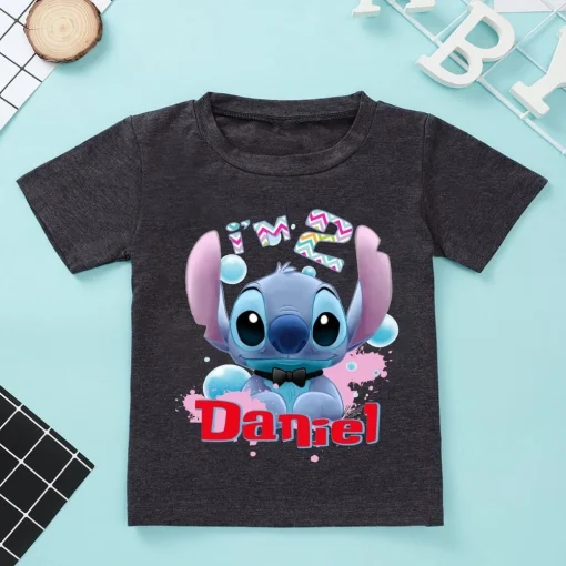 Personalized Stitch 2nd Birthday Shirt Unisex Design