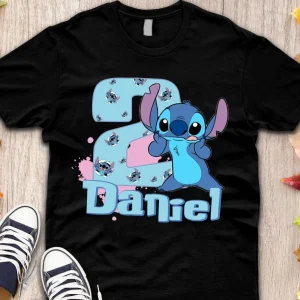 Personalized Stitch Birthday Shirt 2nd Birthday Party Edition