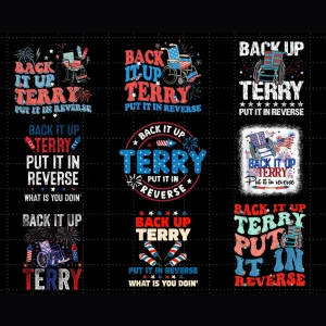 Retro Reversal Pack: Back It Up Terry - Put It in Reverse PNG Collection