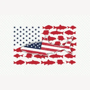 American Flag Shark Png, 4th of July SVG, Sharks SVG