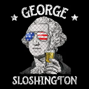 America Flag George Sloshington George Washington 4th of July Png, George Sloshington Png - INSTANT DOWNLOAD