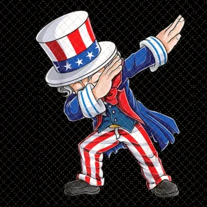 Dabbing Uncle Sam T Shirt 4th of July Png, 4th Of July Png, Independence Day Png