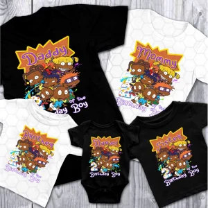 Africa American Rugrats Birthday Shirts 2