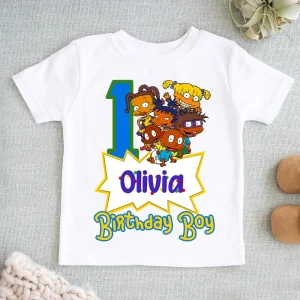 African Rugrats Birthday Theme Shirts