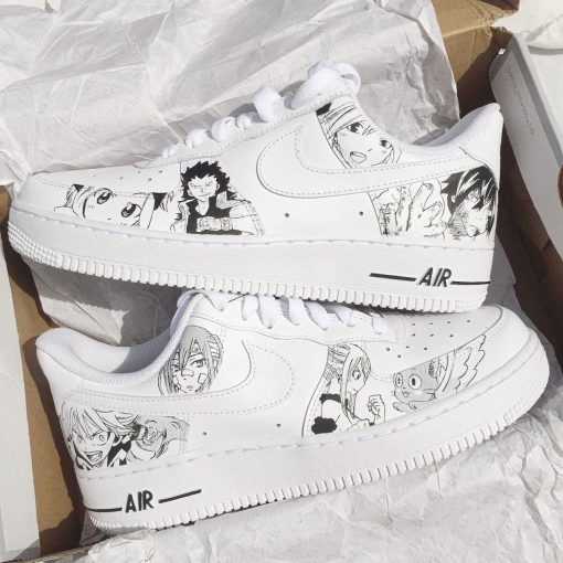 Air Force 1 Custom Shoes Inspired by Fairy Tail