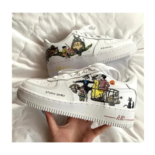 Anime Fan Favorite Ghibli Studio Air Force 1 Custom Shoes (2)