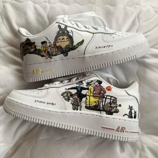 Anime Fan Favorite Ghibli Studio Air Force 1 Custom Shoes (3)