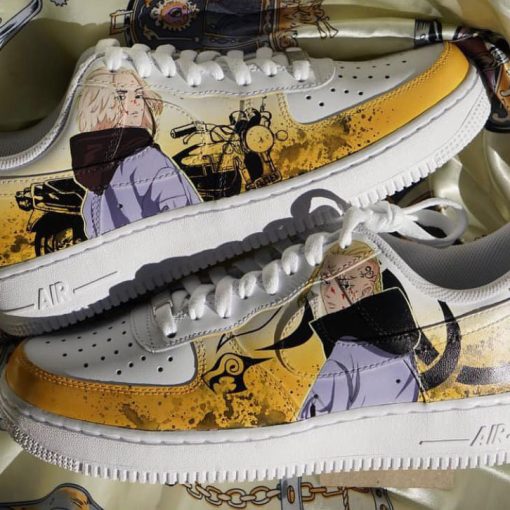 Anime Tokyo Revengers Draken x Mikey Air Force 1 Custom Shoes