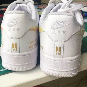 BTS Air Force 1 Custom Shoes with Colorful Silhouette Design (3)