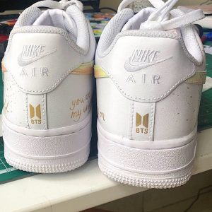 BTS Colorful Silhouette Air Force 1 Custom-2