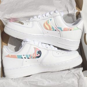 BTS Dynamite Inspired Air Force 1 Custom-1