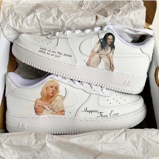 Billie Eilish album Air Force 1 custom