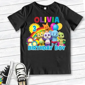 Birthday Boy Shirt with Word Party Design