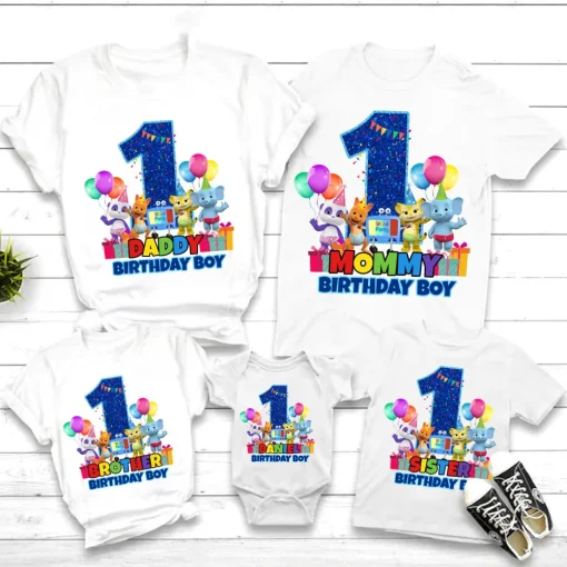 Birthday Girl Shirt with Word Party Design - Add Your Age and Name 2