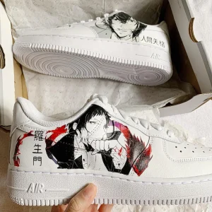 Bungo Stray Dogs Anime Themed Air Force 1 Custom Shoes (4)