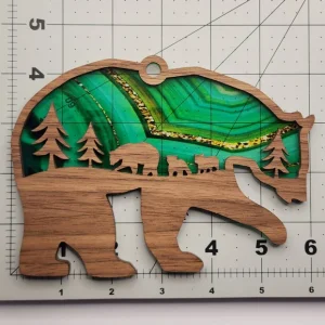 Caring Mama Bear Suncatcher Show Mom How Much You Care-3