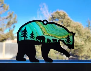 Caring Mama Bear Suncatcher Show Mom How Much You Care