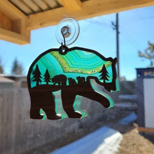 Caring Mama Bear Suncatcher Show Mom How Much You Care-6