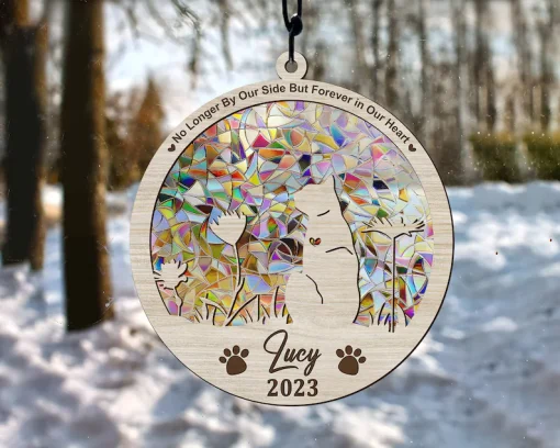 Cat Suncatcher A Unique and Thoughtful Anniversary Gift for Pet Lovers-3