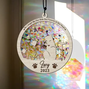 Cat Suncatcher A Unique and Thoughtful Anniversary Gift for Pet Lovers