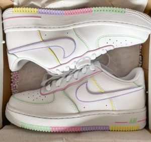 Colorful Anime Air Force 1 Custom Shoes