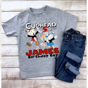Cuphead Custom Shirt for Birthday Boy 2
