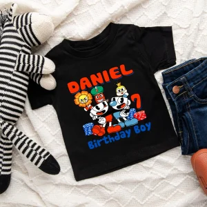 Cuphead Personalized Shirt Custom Name And Age
