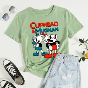 Cuphead and Mugman Cartoon Shirt 2