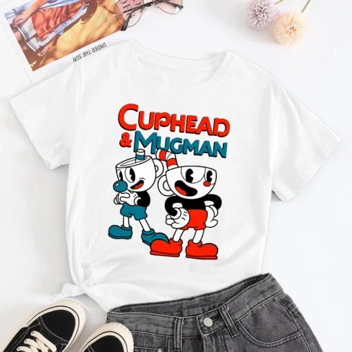 Cuphead and Mugman Cartoon Shirt 3