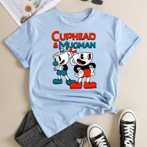 Cuphead and Mugman Cartoon Shirt