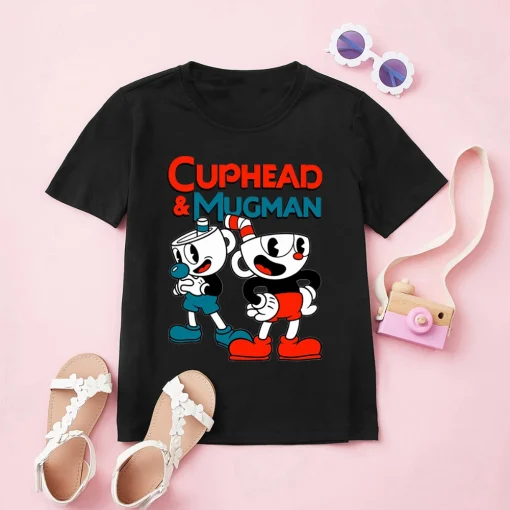 Cuphead and Mugman Cartoon Shirt 4
