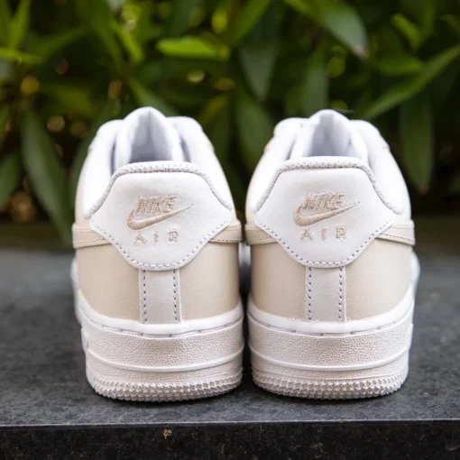 Custom Air Force 1 Cream Painted Shoes (1)