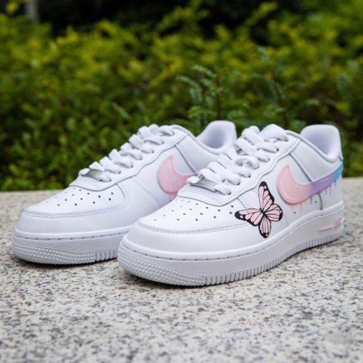 Custom Air Force 1 - Hand Painted Rainbow Shoes (1)