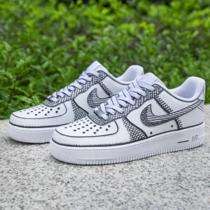 Custom Air Force 1 Hand-Painted and Sprayed Shoes (4)